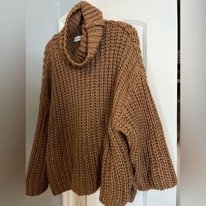 Zara sweater-caramel in color-size M-worn twice.